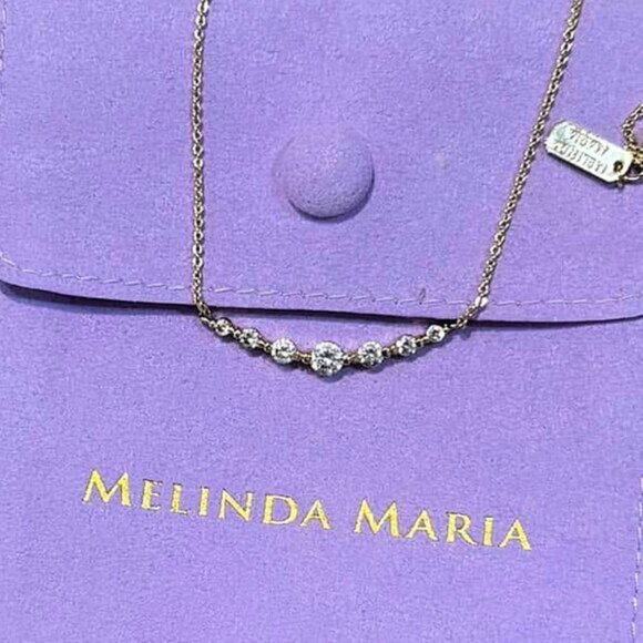 Melinda Maria She’s An Icon Multi Stone Pendant Necklace - Picture 2 of 2